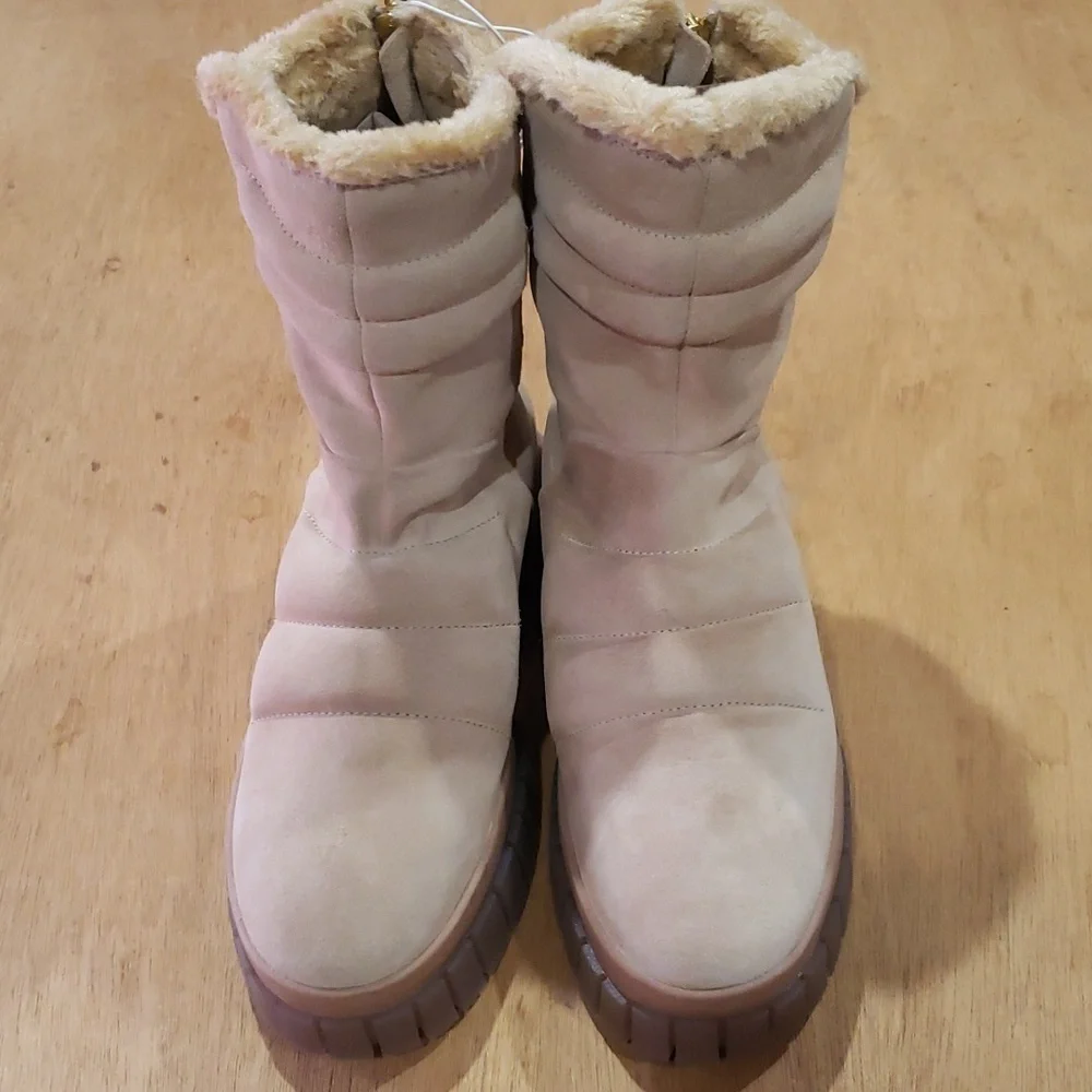 Free People Fable Faux Fur lined Boot nwot
